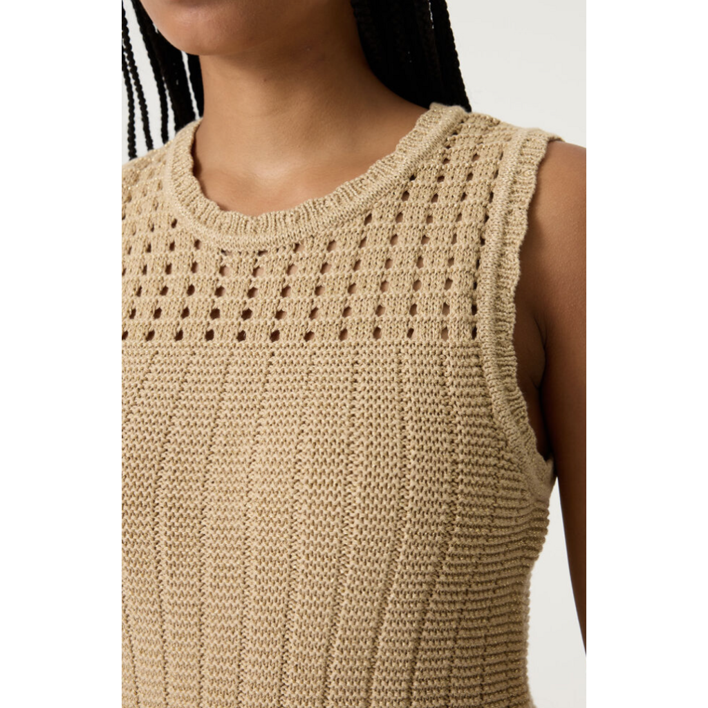 GARCIA GARCIA Q260026 CAMI TRICOT SABLE DORE