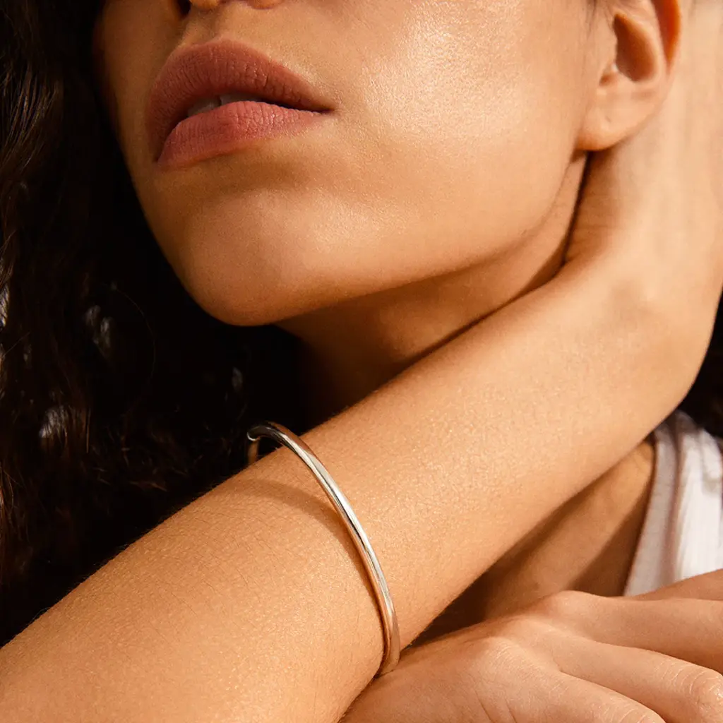 PILGRIM PILGRIM 602336002 SOPHIA RECYCLED BANGLE SILVER PLATED