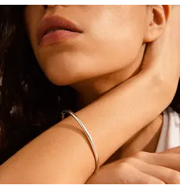 PILGRIM PILGRIM 602336002 SOPHIA RECYCLED BANGLE SILVER PLATED