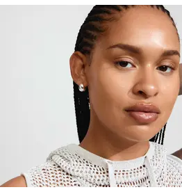 PILGRIM PILGRIM 692516083 JUA RECYCLED EARRINGS SILVER PLATED