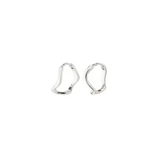 PILGRIM PILGRIM 602236003 ALBERTE ORGANIC SHAPE EARRINGS SILVER PLATED