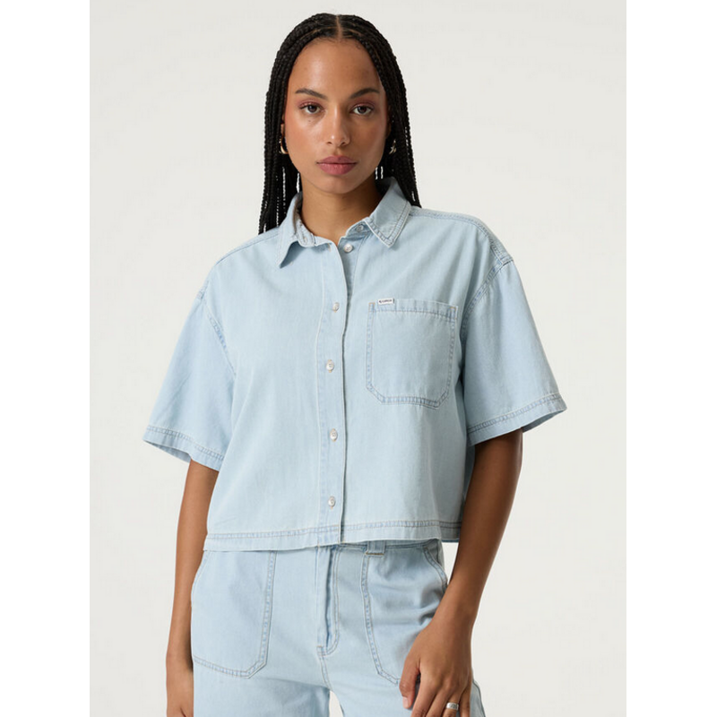 GARCIA GARCIA Q260094 CHEMISE MANCHE COURTE BLEU PALE