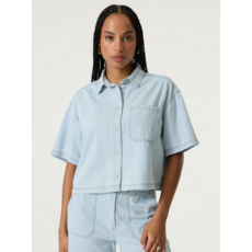 GARCIA GARCIA Q260094 CHEMISE MANCHE COURTE BLEU PALE
