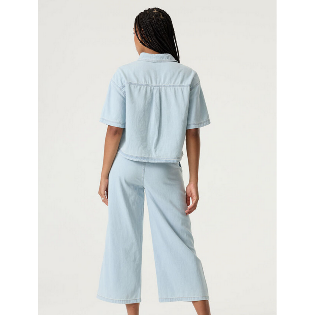 GARCIA GARCIA Q260094 CHEMISE MANCHE COURTE BLEU PALE
