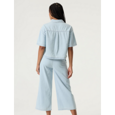 GARCIA GARCIA Q260094 CHEMISE MANCHE COURTE BLEU PALE
