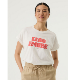 GARCIA GARCIA R260201 T SHIRT BELLA FIORE BLANC