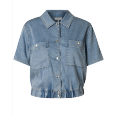 YEST YEST BLOUSON KAMIL 0006150 BLEACH BLUE DENIM