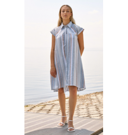MARIGOLD MARIGOLD 26E ROBE CAPUCINE BLUE STRIPES