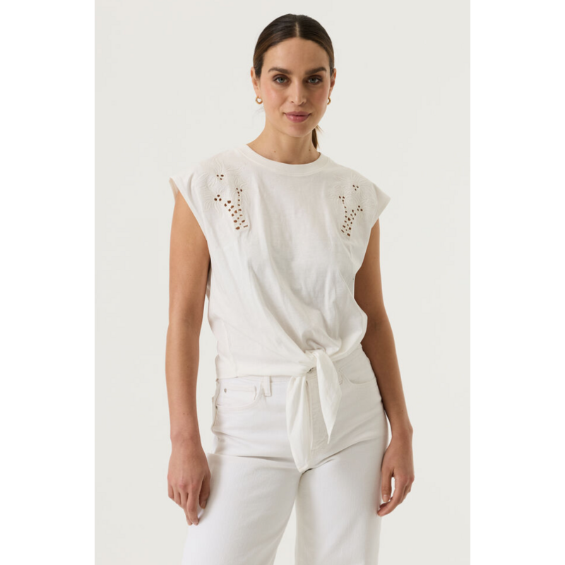 GARCIA GARCIA 26E CAMI BRODERIE OFFWHITE