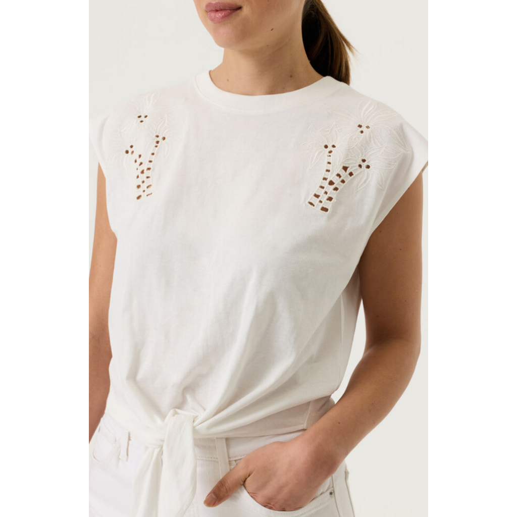 GARCIA GARCIA 26E CAMI BRODERIE OFFWHITE