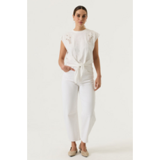 GARCIA GARCIA 26E CAMI BRODERIE OFFWHITE