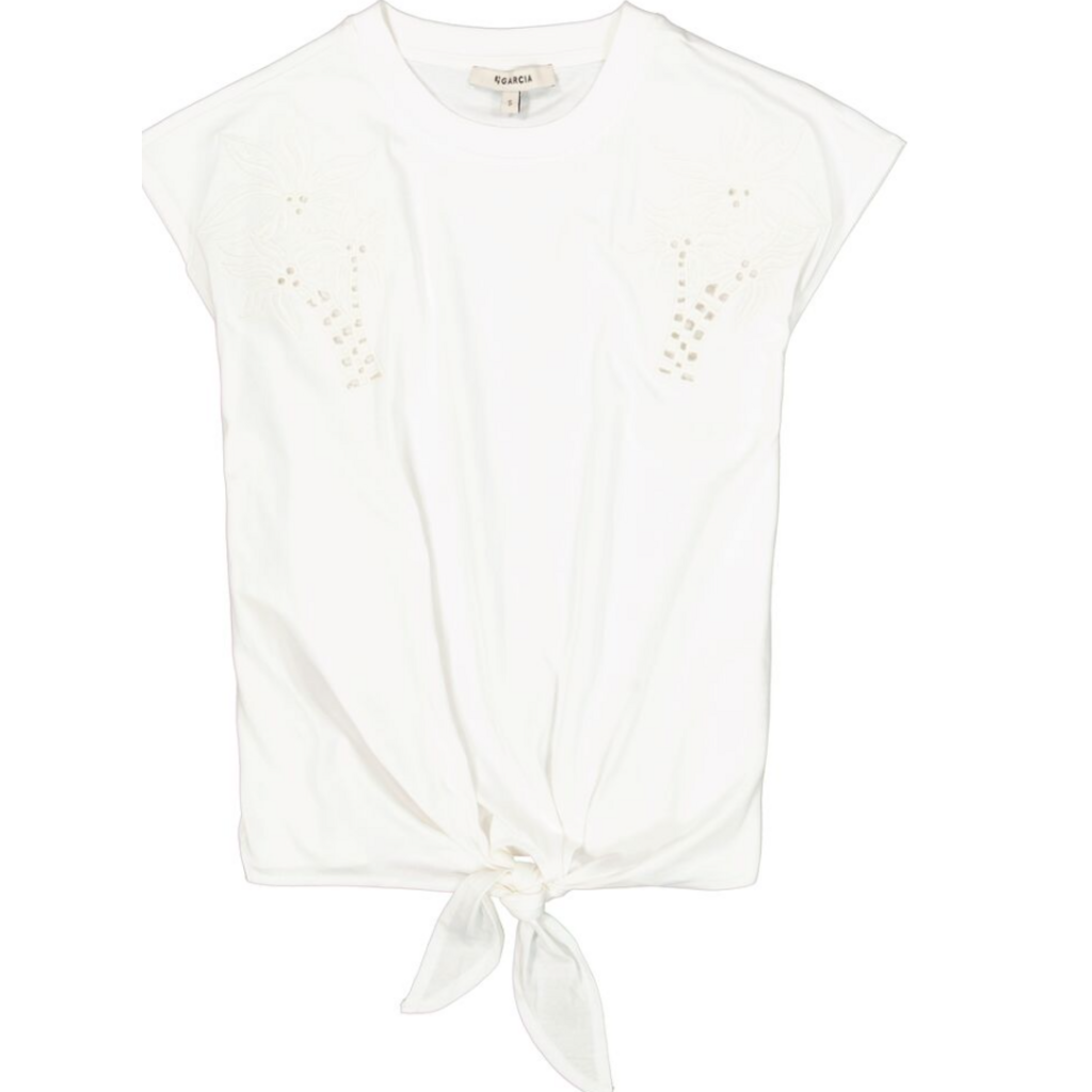 GARCIA GARCIA 26E CAMI BRODERIE OFFWHITE