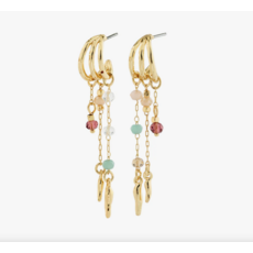PILGRIM PILGRIM 262622843 PRISM MORIN EARRINGS GOLD PLATED