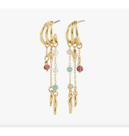 PILGRIM PILGRIM 262622843 PRISM MORIN EARRINGS GOLD PLATED