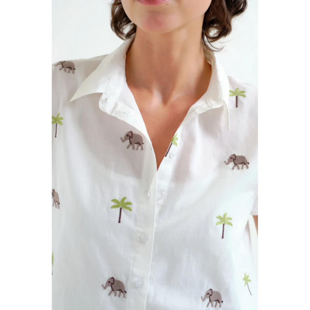 COMPANIA FANTASTICA COMPANIA FANTASTICA 26E 62C/41125 BLOUSE ELEPHANTS