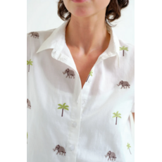 COMPANIA FANTASTICA COMPANIA FANTASTICA 26E 62C/41125 BLOUSE ELEPHANTS