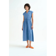 COMPANIA FANTASTICA COMPANIA FANTASTICA 26E 62C/40101 ROBE MIDI BLEU