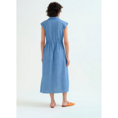 COMPANIA FANTASTICA COMPANIA FANTASTICA 26E 62C/40101 ROBE MIDI BLEU