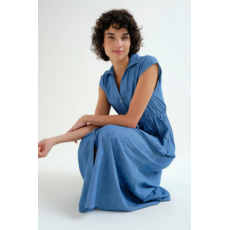 COMPANIA FANTASTICA COMPANIA FANTASTICA 26E 62C/40101 ROBE MIDI BLEU