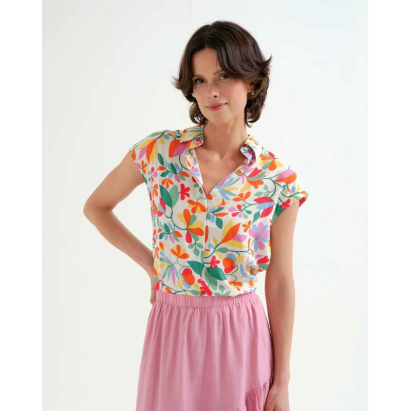 COMPANIA FANTASTICA COMPANIA FANTASTICA 26E 62C/12107 BLOUSE FLEURS