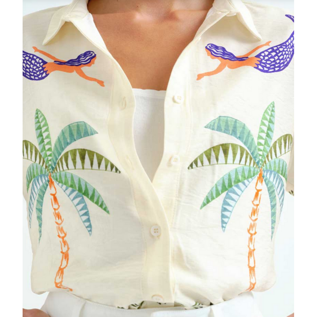 COMPANIA FANTASTICA COMPANIA FANTASTICA 26E 62C/11119 BLOUSE PALMIERS