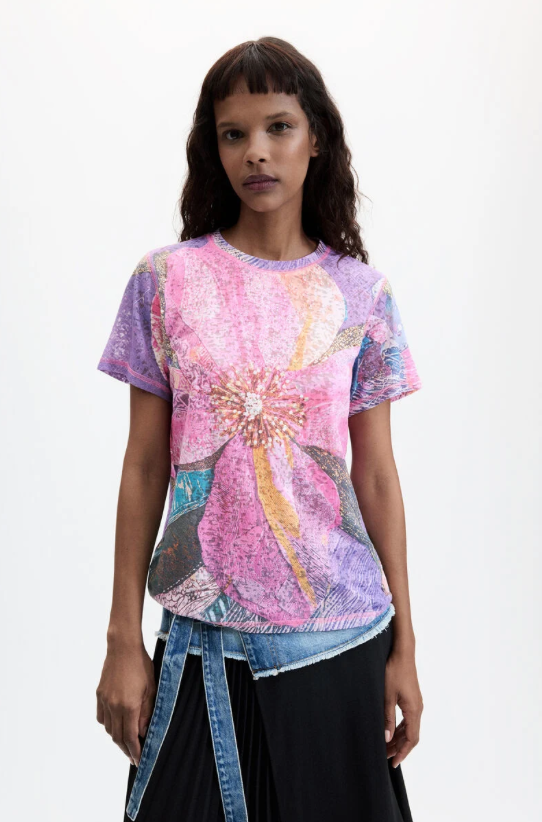 DESIGUAL DESIGUAL 26H T SHIRT FLOR