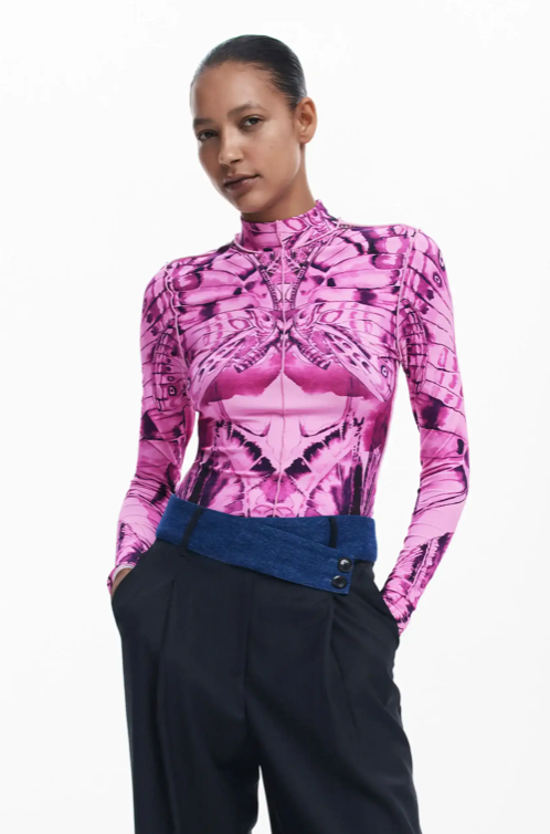 DESIGUAL DESIGUAL CHANDAIL BFLY ROSE