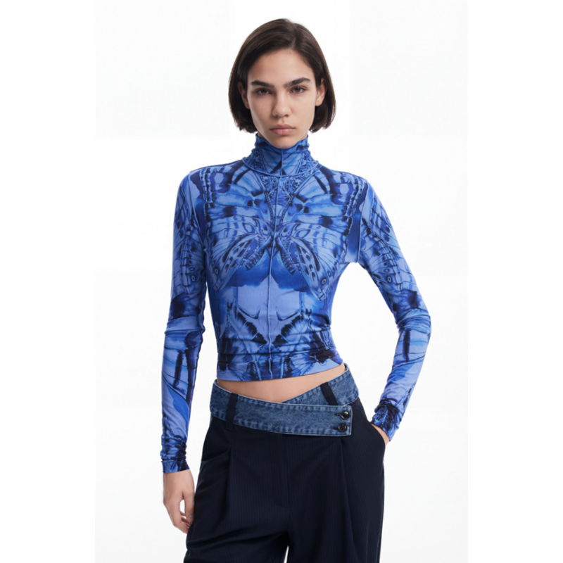DESIGUAL DESIGUAL CHANDAIL BFLY BLEU
