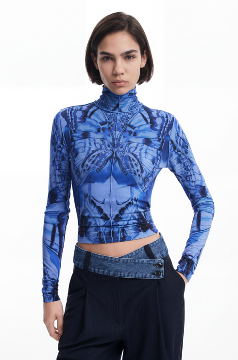DESIGUAL DESIGUAL CHANDAIL BFLY BLEU