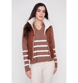 RENUAR RENUAR 26H R3953RE3034 VESTE SANS MANCHE REVERSIBLE TIRAMISU