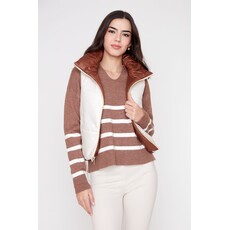 RENUAR RENUAR 26H R3953RE3034 VESTE SANS MANCHE REVERSIBLE TIRAMISU