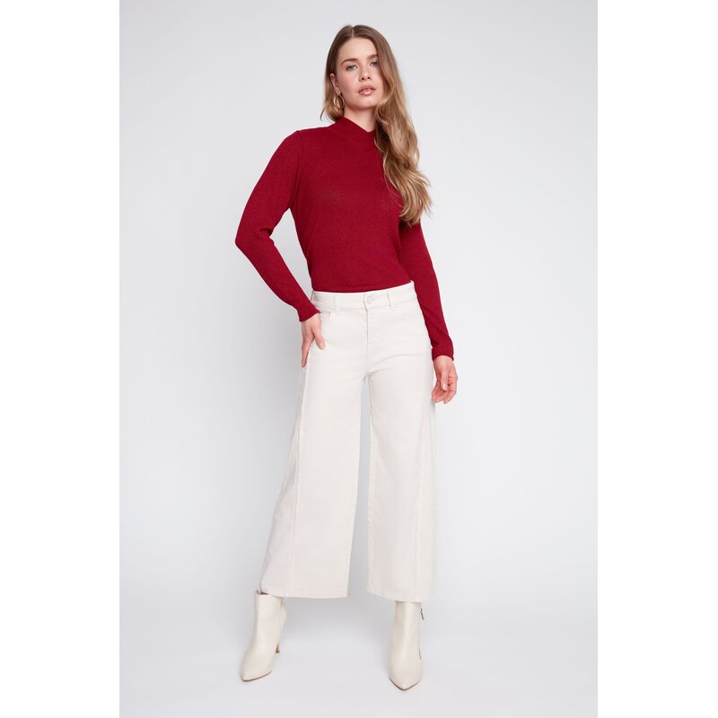RENUAR RENUAR 26H R11067E2008S PANT WIDE LEG OYSTER