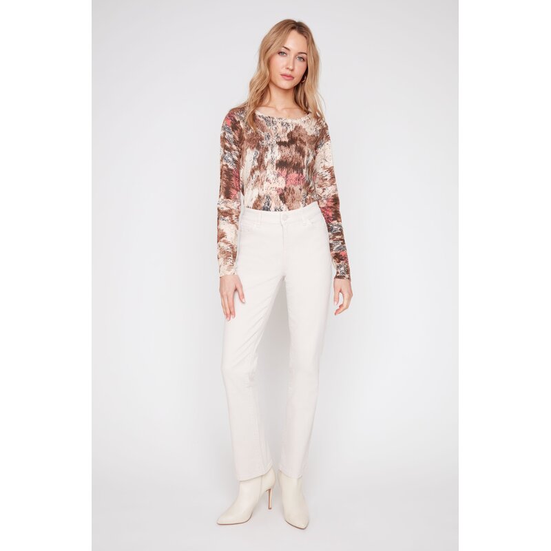 RENUAR RENUAR 26H R10002E2008S PANT STRAIGHT OYSTER