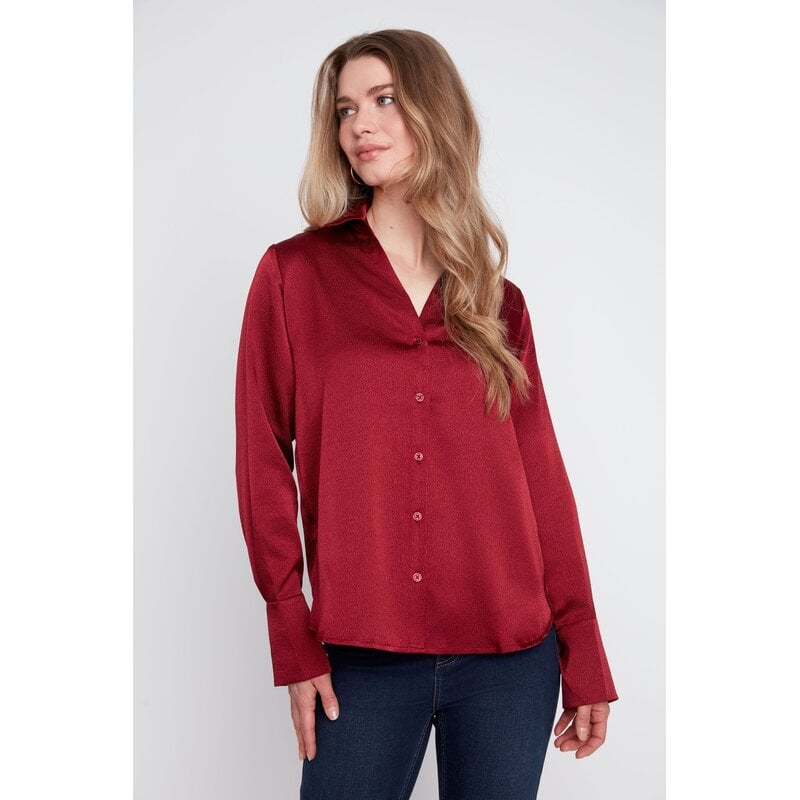 RENUAR RENUAR 26H R5198373 BLOUSE MANCHE LONGUE CABERNET