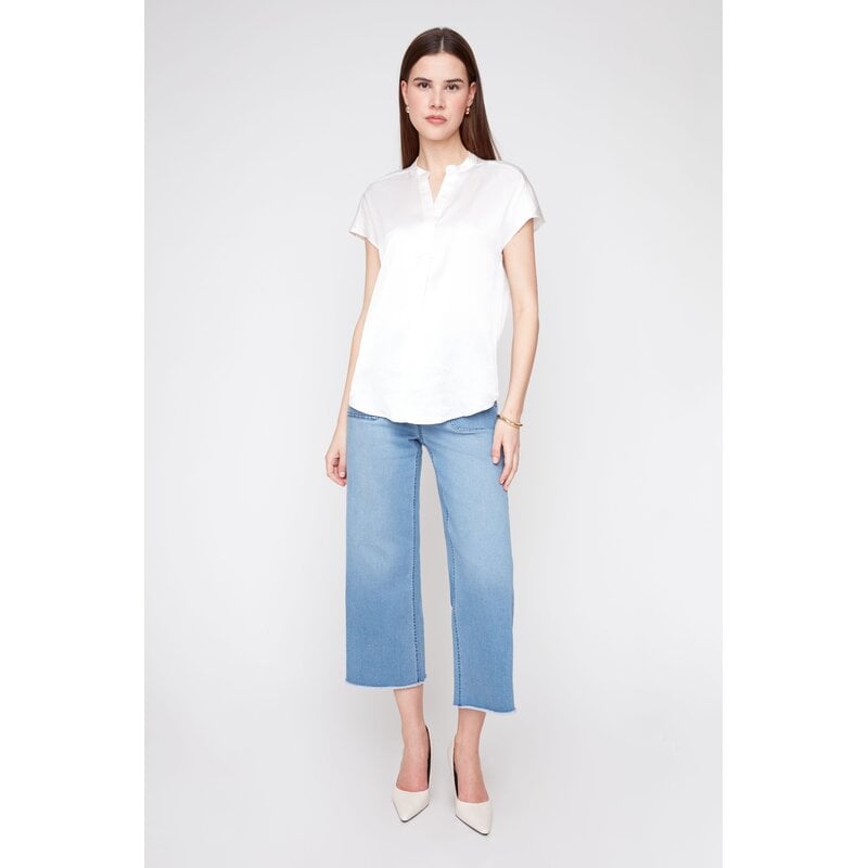 RENUAR RENUAR 26H R5016373 BLOUSE MANCHE COURTE CREME