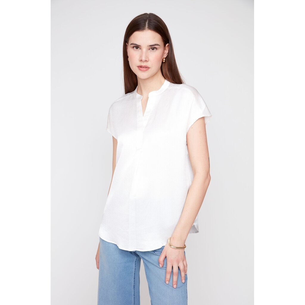 RENUAR RENUAR 26H R5016373 BLOUSE MANCHE COURTE CREME