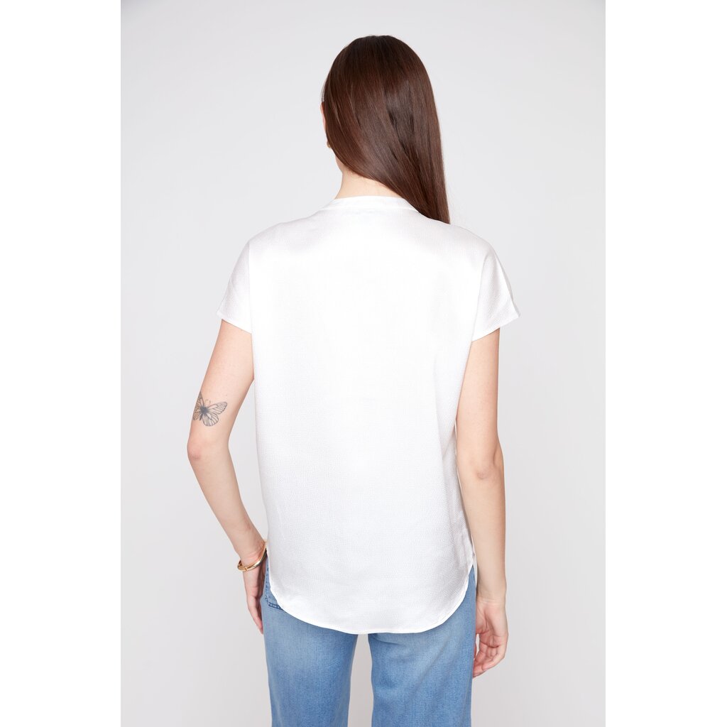 RENUAR RENUAR 26H R5016373 BLOUSE MANCHE COURTE CREME