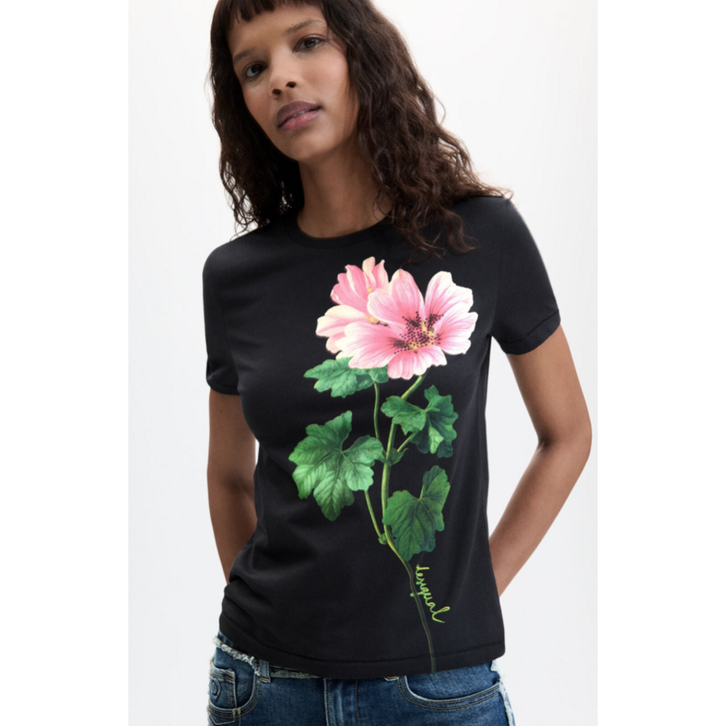 DESIGUAL DESIGUAL 26H 26WWTK50/2000 T SHIRT SAPPORO NOIR