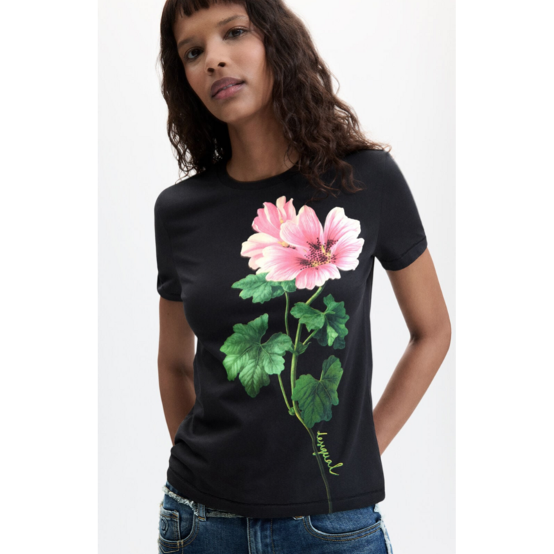 DESIGUAL DESIGUAL 26H 26WWTK50/2000 T SHIRT SAPPORO NOIR