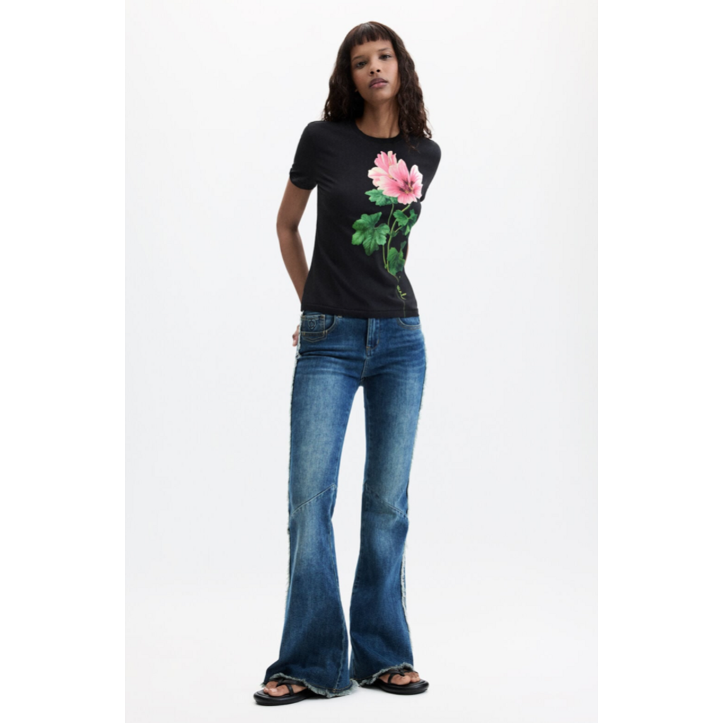 DESIGUAL DESIGUAL 26H 26WWTK50/2000 T SHIRT SAPPORO NOIR