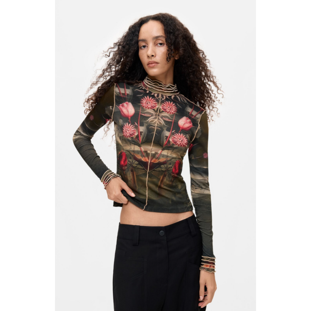 DESIGUAL DESIGUAL 26H HAUT 26WWTK32/2000 TS LIFE IS COOL