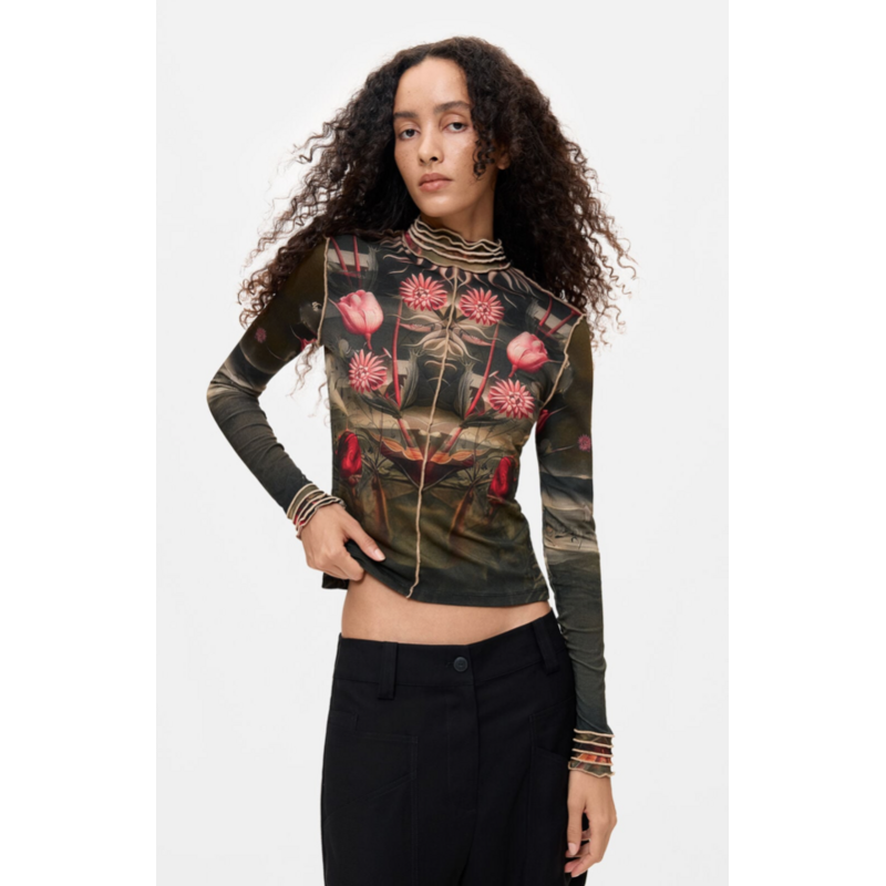 DESIGUAL DESIGUAL 26H HAUT 26WWTK32/2000 TS LIFE IS COOL