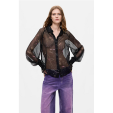 DESIGUAL DESIGUAL 26H BLOUSE 26WWBW11/2000 DAMASCO NOIR