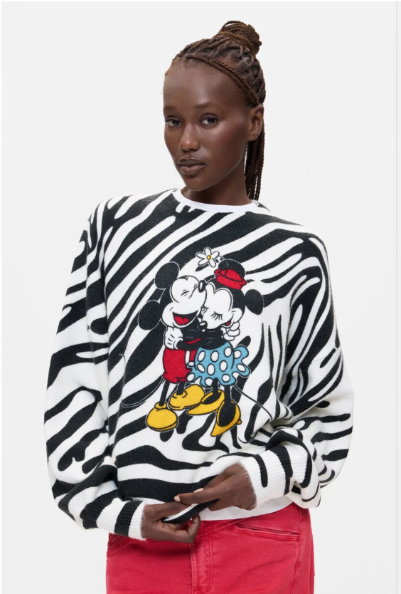 DESIGUAL DESIGUAL 26H HAUT 26WWJF48/1001 JERS HUG MICKEY