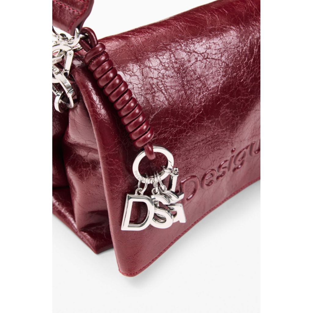 DESIGUAL DESIGUAL 26H SAC 26WAXP80 BACK HALF LOGO VENECIA 4.0 GRANATE
