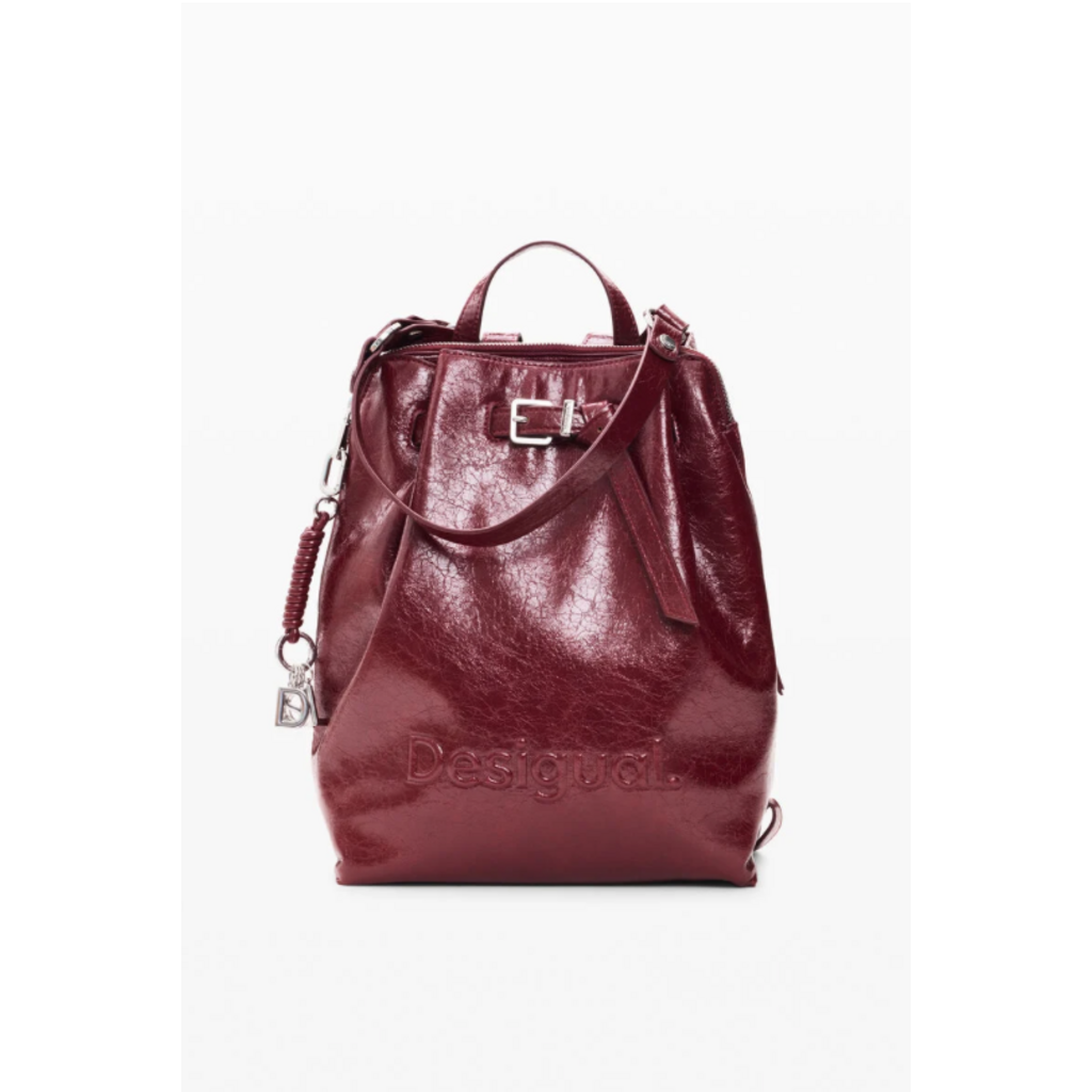 DESIGUAL DESIGUAL 26H SAC 26WAKP14 BACK HALF LOGO LUENA NF GRANATE