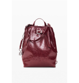 DESIGUAL DESIGUAL 26H SAC 26WAKP14 BACK HALF LOGO LUENA NF GRANATE