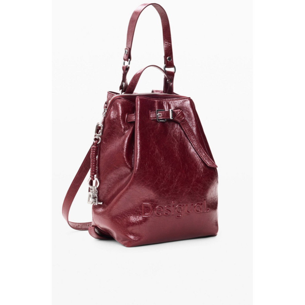 DESIGUAL DESIGUAL 26H SAC 26WAKP14 BACK HALF LOGO LUENA NF GRANATE