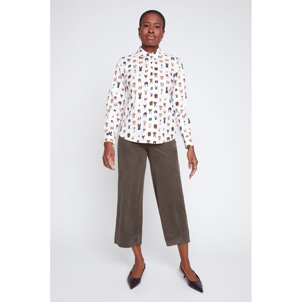 RENUAR RENUAR 26H R5278470 BLOUSE CHIEN CREME COMB