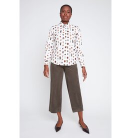 RENUAR RENUAR 26H R5278470 BLOUSE CHIEN CREME COMB